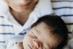 Newborn sessions capture the bond between father and baby, mother and baby and the family unit. 