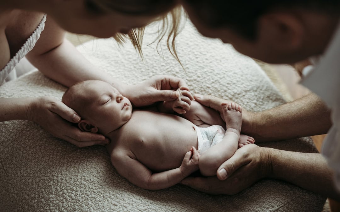 Capturing newborn photos without leaving home